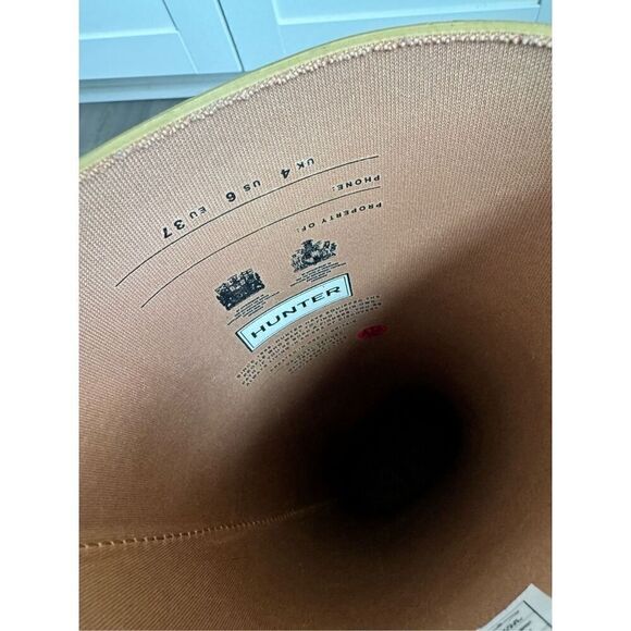 Hunter Refined Tall Leopard Original Rain Boots, US 6 / 37 - Picture 8 of 12